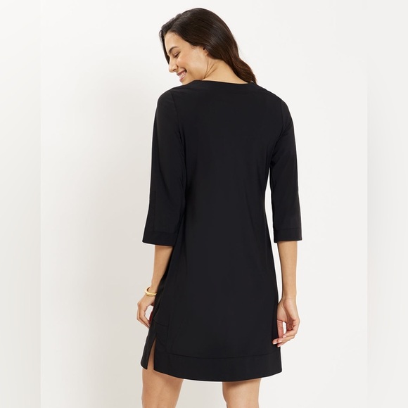 Jude Connally Black Megan Dress in Lightweight Jude Cloth, size XS - Picture 2 of 10